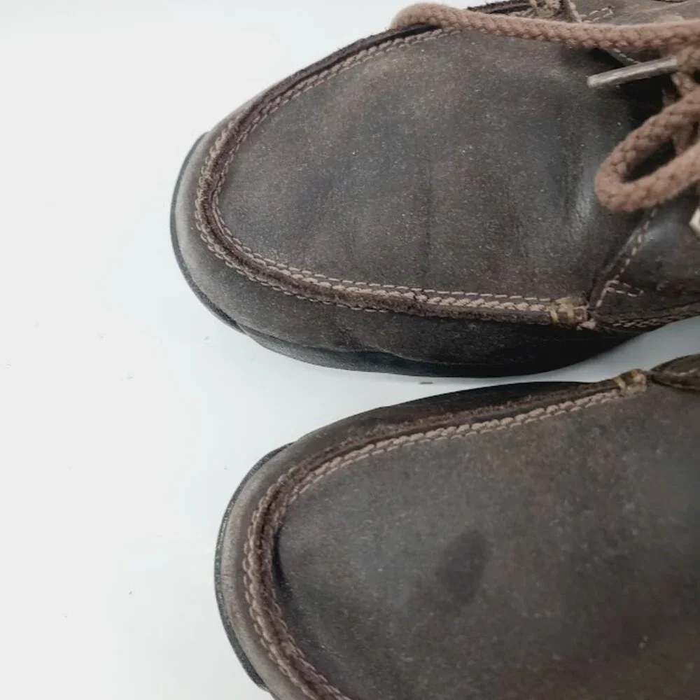 Timberland Men's Dark Rust‎ Brown Smart Leather Lace Up Oxford Shoes Size 12M